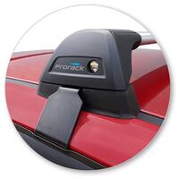 Prorack Black 2 Bar Aero Flush Bar kit to suit Kia Cerato 5dr Hatch (2019 - Current)