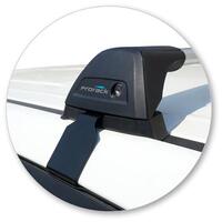 Prorack Silver 2 Bar Aero Flush Bar kit to suit SsangYong Rhino XL 4dr Ute (2019 - Current)