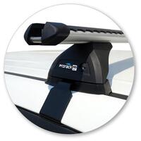 Prorack Silver 2 Bar Heavy Duty Through Bar kit to suit SsangYong Rhino 4dr Ute (2019 - Current)