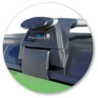 Prorack Silver 2 Bar Aero Through Bar kit to suit Jeep Wrangler JL 3dr SUV (5/2019 - Current)