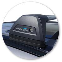 Prorack Black 2 Bar Aero Flush Bar kit to suit Toyota Rav4 5dr SUV (5/2019 - Current)