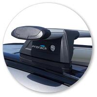 Prorack Black 2 Bar Aero Through Bar kit to suit Toyota Rav4 5dr SUV (5/2019 - Current)
