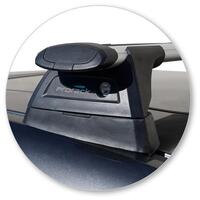 Prorack Silver 2 Bar Aero Through Bar kit to suit Mazda 3 4dr Sedan (4/2019 - Current)