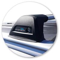 Prorack Black 2 Bar Aero Flush Bar kit to suit Mitsubishi Outlander 5dr SUV (2018 - 9/2021)