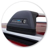 Prorack Silver 2 Bar Aero Flush Bar kit to suit Kia Seltos 5dr SUV (10/2019 - Current)