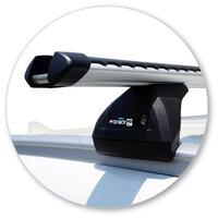 Prorack Black 2 Bar Heavy Duty Through Bar kit to suit Kia Sportage Steel Roof 5dr SUV (8/2018 - 9/2021)