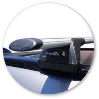 Prorack Black 2 Bar Aero Through Bar kit to suit Kia Sportage Glass Roof 5dr SUV (2016 - 9/2021)