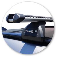 Prorack Black 2 Bar Heavy Duty Through Bar kit to suit Kia Sportage Glass Roof 5dr SUV (2016 - 9/2021)