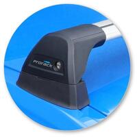 Prorack Silver 2 Bar Aero Flush Bar kit to suit BMW 1 Series F40 5dr Hatch (8/2019 - Current)