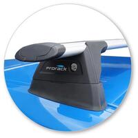 Prorack Black 2 Bar Aero Through Bar kit to suit BMW 1 Series F40 5dr Hatch (8/2019 - Current)