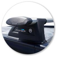 Prorack Silver 2 Bar Aero Through Bar kit to suit Mitsubishi ASX 5dr SUV (12/2010 - Current)