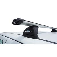 Prorack Silver 2 Bar Heavy Duty Through Bar kit to suit Isuzu D-Max LS-U/LS-M Double Cab 4dr Ute (10/2020 - Current)