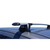 Prorack Silver 2 Bar Aero Through Bar kit to suit Mazda BT-50 Dual Cab 4dr Ute (10/2020 - Current)
