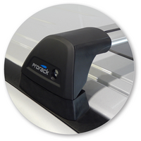 Prorack Silver 2 Bar Aero Through Bar kit to suit Nissan Patrol Y62 5dr SUV (2012 - 11/2019)