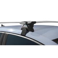 Prorack Black 2 Bar Aero Through Bar kit to suit Volkswagen Golf Mk8 5dr Hatch (2021 - Current)