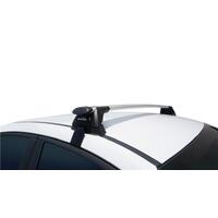 Prorack Black 2 Bar Aero Through Bar kit to suit Hyundai i30 4dr Sedan (10/2020 - Current)