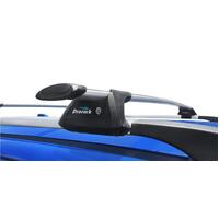 Prorack Silver 2 Bar Aero Through Bar kit to suit Great Wall Cannon 4dr Ute (12/2020 - Current)