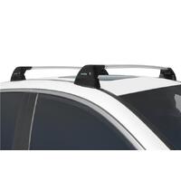 Prorack Silver 2 Bar Aero Flush Bar kit to suit Mercedes-Benz EQC 5dr SUV (2020 - Current)