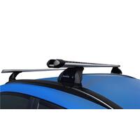 Prorack Silver 2 Bar Heavy Duty Through Bar kit to suit Hyundai Kona Electric 5dr SUV (3/2021 - 6/2023)