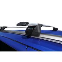 Prorack Silver 2 Bar Aero Through Bar kit to suit Isuzu MU-X 5dr SUV (8/2021 - Current)