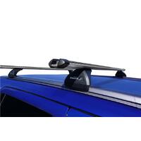 Prorack Silver 2 Bar Heavy Duty Through Bar kit to suit Isuzu MU-X 5dr SUV (8/2021 - Current)
