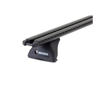 Yakima Black 2 Bar TrimHD Thru Bar Fixed Point Mount Crossbar Kit for Toyota Kluger 5dr SUV (2007 - 2013)