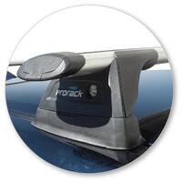 Prorack Silver 2 Bar Aero Through Bar kit to suit Mazda CX-5 5dr SUV (2017 - Current)