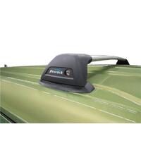 Prorack Silver 2 Bar Aero Flush Bar kit to suit Volkswagen Caddy LWB 4dr Van (6/2021 - Current)