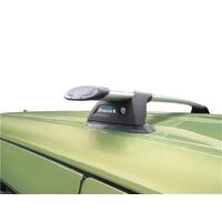 Prorack Silver 2 Bar Aero Through Bar kit to suit Volkswagen Caddy LWB 4dr Van (6/2021 - Current)