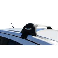 Prorack Silver 2 Bar Aero Flush Bar kit to suit Ford Ranger Double Cab 4dr Ute (7/2022 - Current)