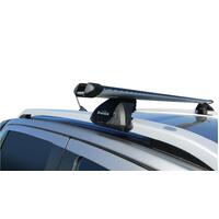 Prorack Black 2 Bar Heavy Duty Through Bar kit to suit Ford Ranger Wildtrak 4dr Ute (7/2022 - Current)