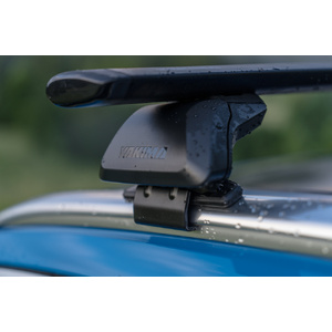 Yakima Black 2 Bar JetStream Thru Bar Flush Rail Mount Crossbar Kit for Mazda CX-8 5dr SUV (07/2018 - On)