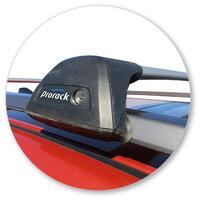 Prorack Silver 2 Bar Aero Flush Bar kit to suit Subaru Crosstrek 5dr SUV (2023 - Current)