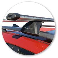 Prorack Silver 2 Bar Heavy Duty Through Bar kit to suit Subaru Crosstrek 5dr SUV (2023 - Current)