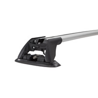 Prorack Silver 2 Bar Aero Flush Bar kit to suit BMW 5 Series G60 4dr Sedan (2024 - Current)