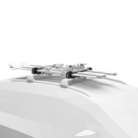 Thule SnowPack M - 50cm Loading Width Ski and Snowboard Carrier (Aluminium)