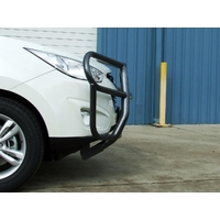 ECB Silver Hammertone Roo Bar to suit Hyundai IX35 02/10 - 2015