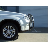 ECB Silver Hammertone Roo Bar to suit Nissan X-Trail T31 08/10 - 02/14