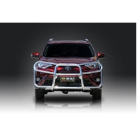 ECB Silver Hammertone Roo Bar to suit Toyota Rav4 10/15 - 12/18