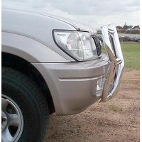 ECB Polished Roo Bar to suit Toyota Prado 07/96 - 02/03