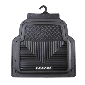 Bushranger Mud Tamer Floor Mats - Rear (Black)
