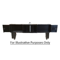 ECB Textura Black Deluxe 3 BullBar with towpin to suit Isuzu FRR 1996 - 2002