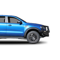 ECB Silver Hammertone Winch BullBar to suit Ford Ranger Raptor 07/18 - 04/22