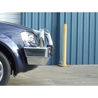 ECB Textura Black BullBar with Bumper Lights to suit Ford Territory SY MKII 05/09 - 04/11