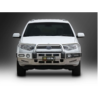 ECB Textura Black BullBar with Bumper Lights to suit Ford Territory SZ MKII 10/14 - Onwards