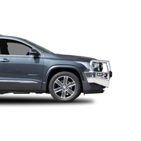 ECB Silver Hammertone BullBar with Bumper Lights to suit Holden Acadia 03/19 - 12/20
