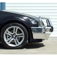 ECB Textura Black BullBar with Bumper Lights to suit Holden Commodore VE S1 SS 08/06 - 08/10