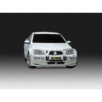 ECB Polished BullBar with Bumper Lights to suit Holden Commodore VE S2 SS 09/10 - 04/13