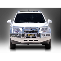 ECB Black Ripple BullBar with Bumper Lights to suit Holden Captiva 5 Series 2 03/11 - 12/15