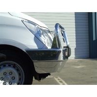 ECB Silver Hammertone BullBar to suit Hyundai I-Max 2008 - 10/15